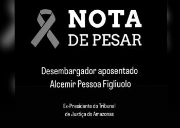 Nota de Pesar | Desembargador aposentado Alcemir Pessoa Figliuolo (Ex-Presidente do Tribunal de Justiça do Amazonas)