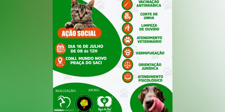 Acão social promovida por kennedy Marques estará na zona norte de Manaus