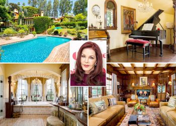 Mansão onde filha de Elvis Presley viveu em seus últimos dias está à venda por R$ 22,1 milhões