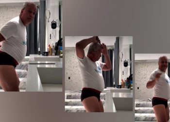 Sikêra Jr. causa polêmica ao aparecer de cueca em vídeo nas redes sociais