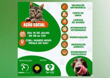 Acão social promovida por kennedy Marques estará na zona norte de Manaus