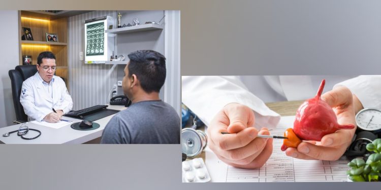 Dificuldade para urinar pode ser ocasionada pelo aumento da próstata, alerta urologista