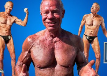 Aos 90 anos, fisiculturista mais velho do mundo posa nu e mantém treinos de 2 horas diárias