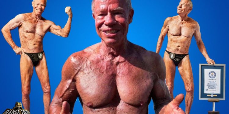 Aos 90 anos, fisiculturista mais velho do mundo posa nu e mantém treinos de 2 horas diárias