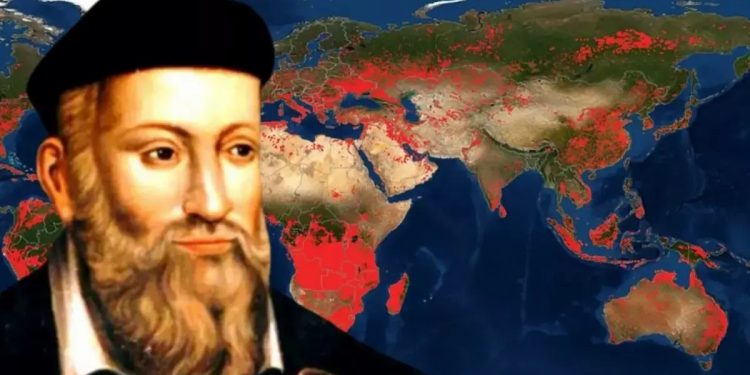 Nostradamus prevê eventos impactantes para 2024, incluindo guerra, fome, nova doença e mudanças na liderança mundial