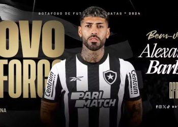 Botafogo contrata zagueiro argentino Barboza, ex-Libertad, para reforçar defesa em 2024