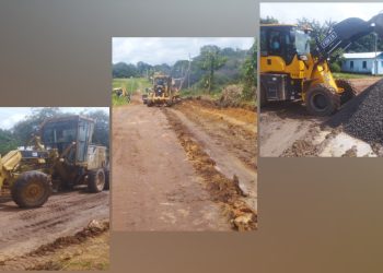 Borba inicia obras de pavimentação no Distrito de Axinim