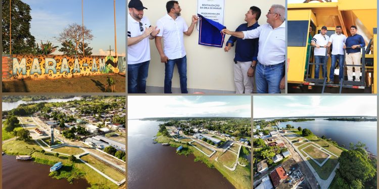 Em Maraã, Wilson Lima entrega orla revitalizada com nova academia ao ar livre e espaços de lazer