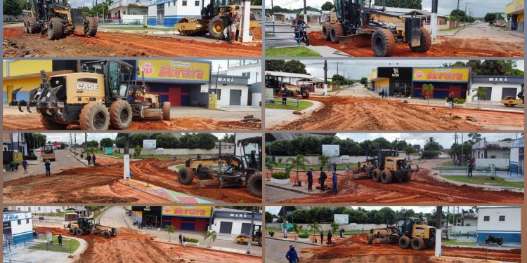 Infraestrutura e Recapeamento de Vias na Cidade de São Sebastião do Uatumã-Am
