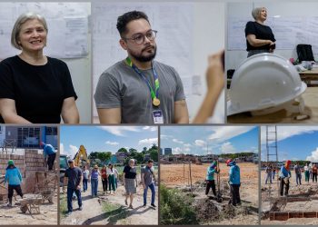 Governo do Amazonas recebe visita de representantes do ministério na obra da Casa da Mulher Brasileira