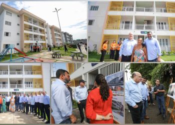 Em visita às obras do Prosamin+ com o presidente do BID, Wilson Lima destaca benefícios na qualidade de vida da população