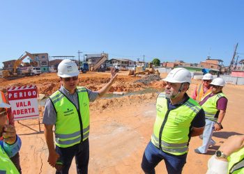 Obras do Prosamin+ avançam na Comunidade da Sharp, zona leste de Manaus