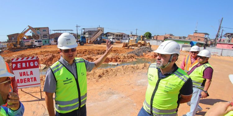Obras do Prosamin+ avançam na Comunidade da Sharp, zona leste de Manaus