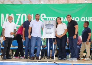 Governador Wilson Lima inaugura novo sistema de iluminação pública de Manaquiri e Careiro Castanho