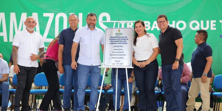 Governador Wilson Lima inaugura novo sistema de iluminação pública de Manaquiri e Careiro Castanho