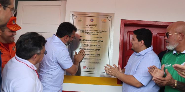 Em Itapiranga governador Wilson Lima inaugura 11º Grupamento Integrado de Combate a Incêndio do interior