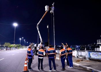 Mutirão do Centro ilumina Manaus com 570 pontos de LED e transforma espaços históricos