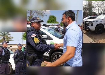 Governador Wilson Lima reforça segurança em Novo Airão com novas viaturas