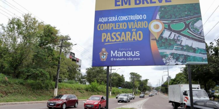 Prefeitura interdita trecho da avenida Coronel Teixeira para obra do complexo viário Passarão