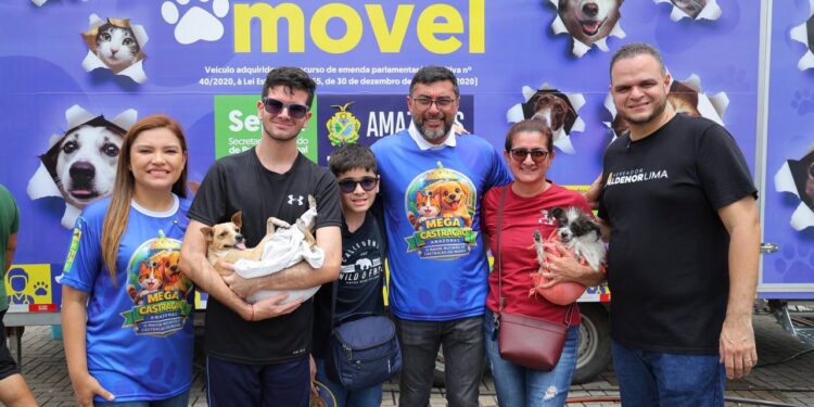 Governador Wilson Lima destaca importância do maior mutirão de castração do Amazonas durante ação para mais de 2 mil animais